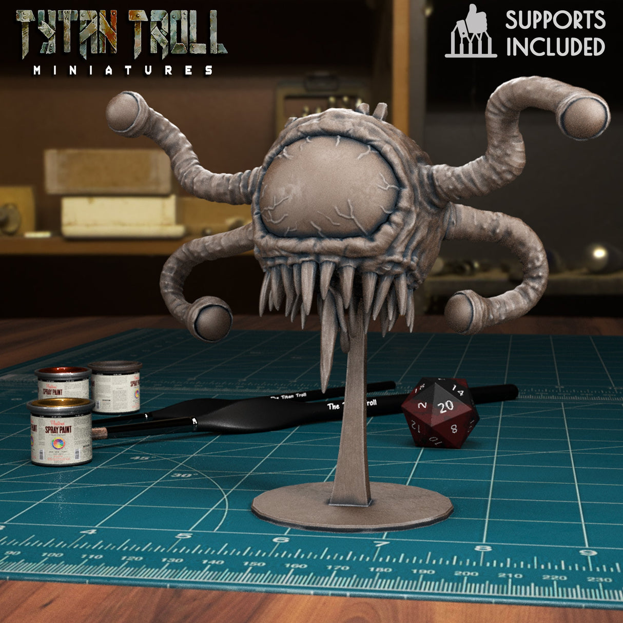 Beholder Bundle Miniature | A - Tabletop RPG & D&D miniature. Perfect for wargaming & collectors