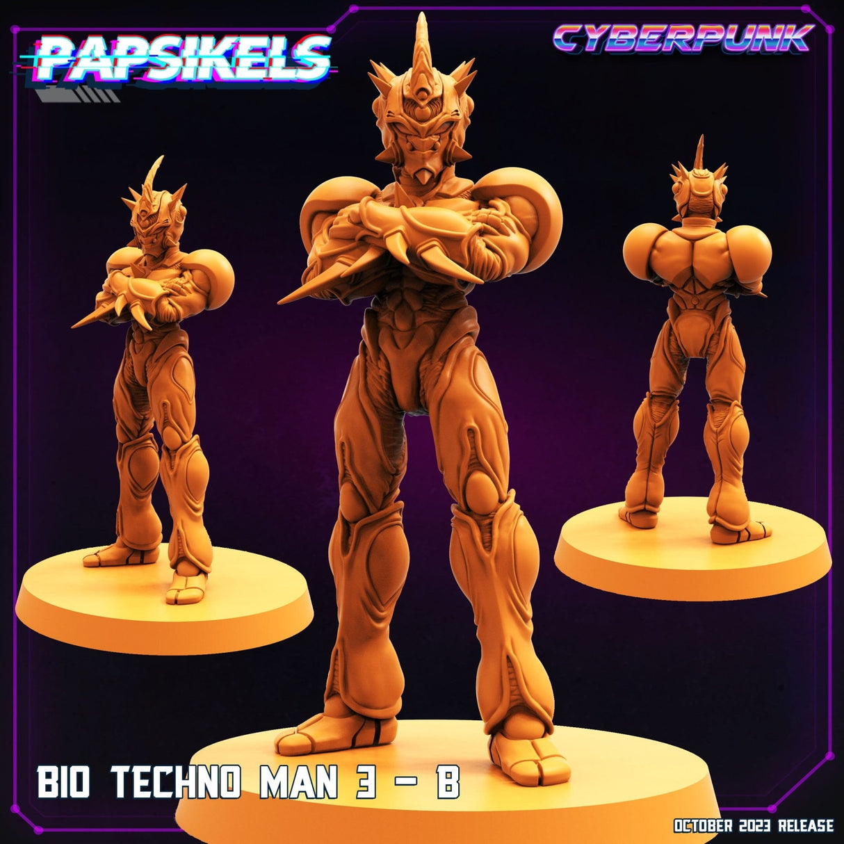 Bio Techno Men Miniature | Bio Techno Man C - Tabletop RPG & D&D miniature. Perfect for wargaming & collectors