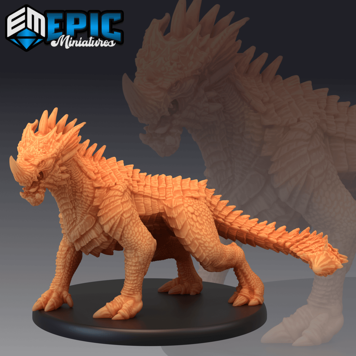 Blue Drake Miniature | C - Tabletop RPG & D&D miniature. Perfect for wargaming & collectors