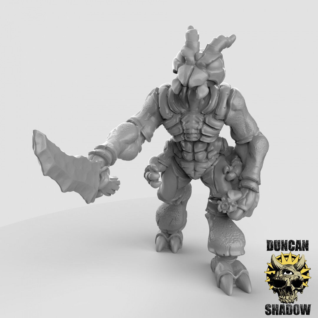Antfolk Bug Folk Miniature | A - Tabletop RPG & D&D miniature. Perfect for wargaming & collectors