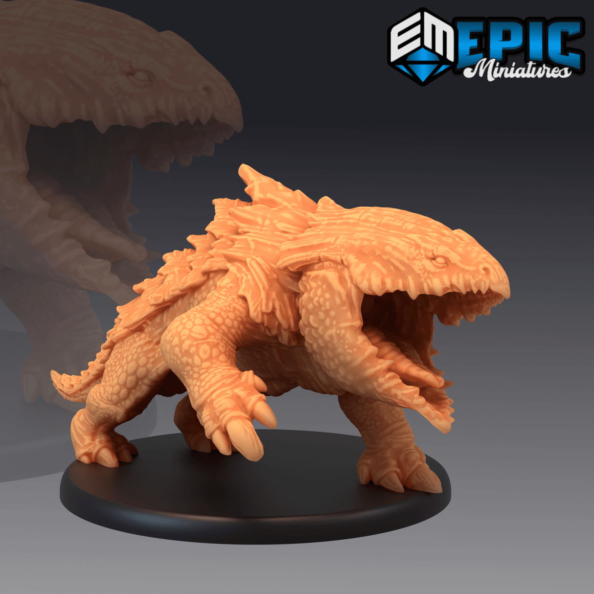 Bulette Monster Miniature | D - Tabletop RPG & D&D miniature. Perfect for wargaming & collectors