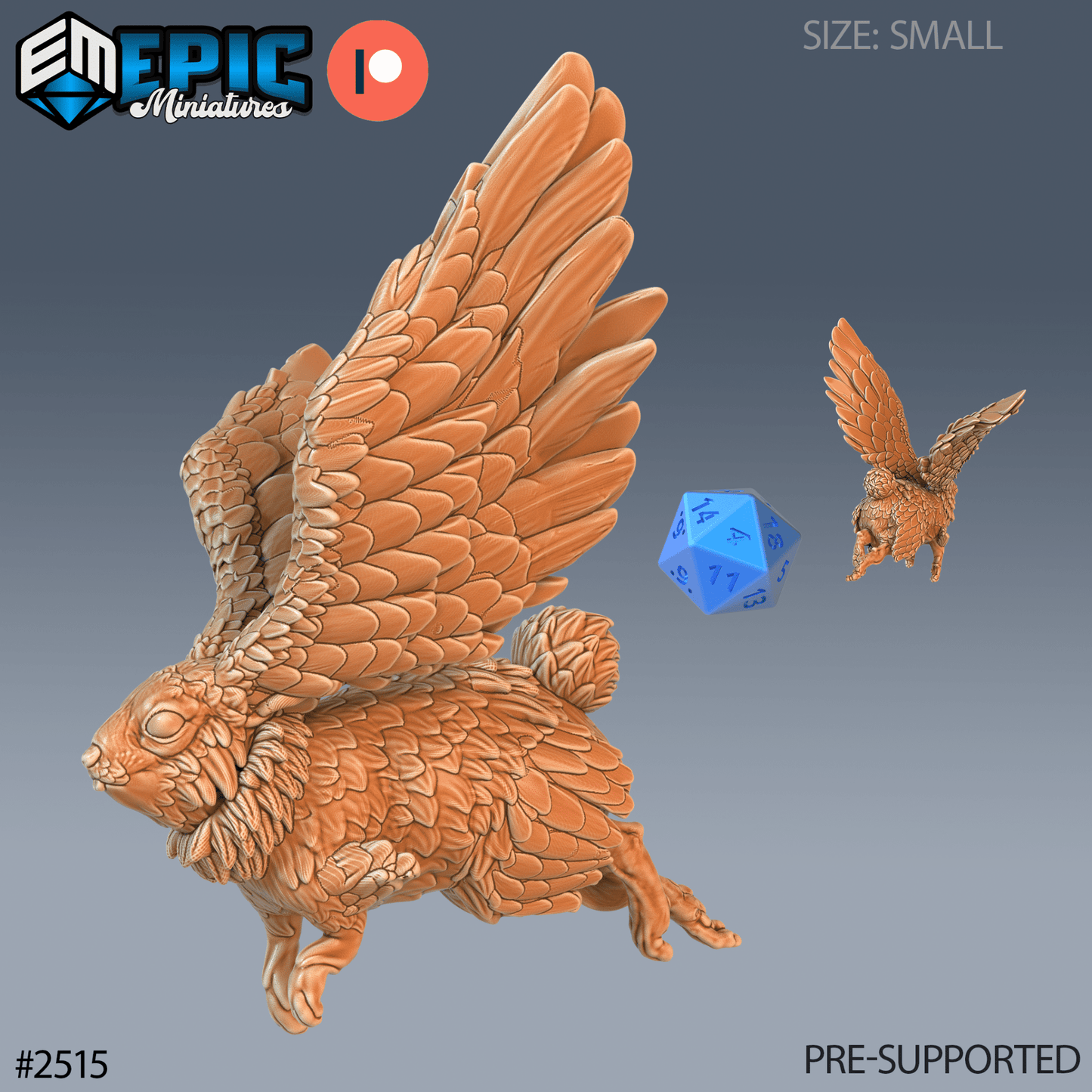 Bunnys Flying Miniature - C - 28mm