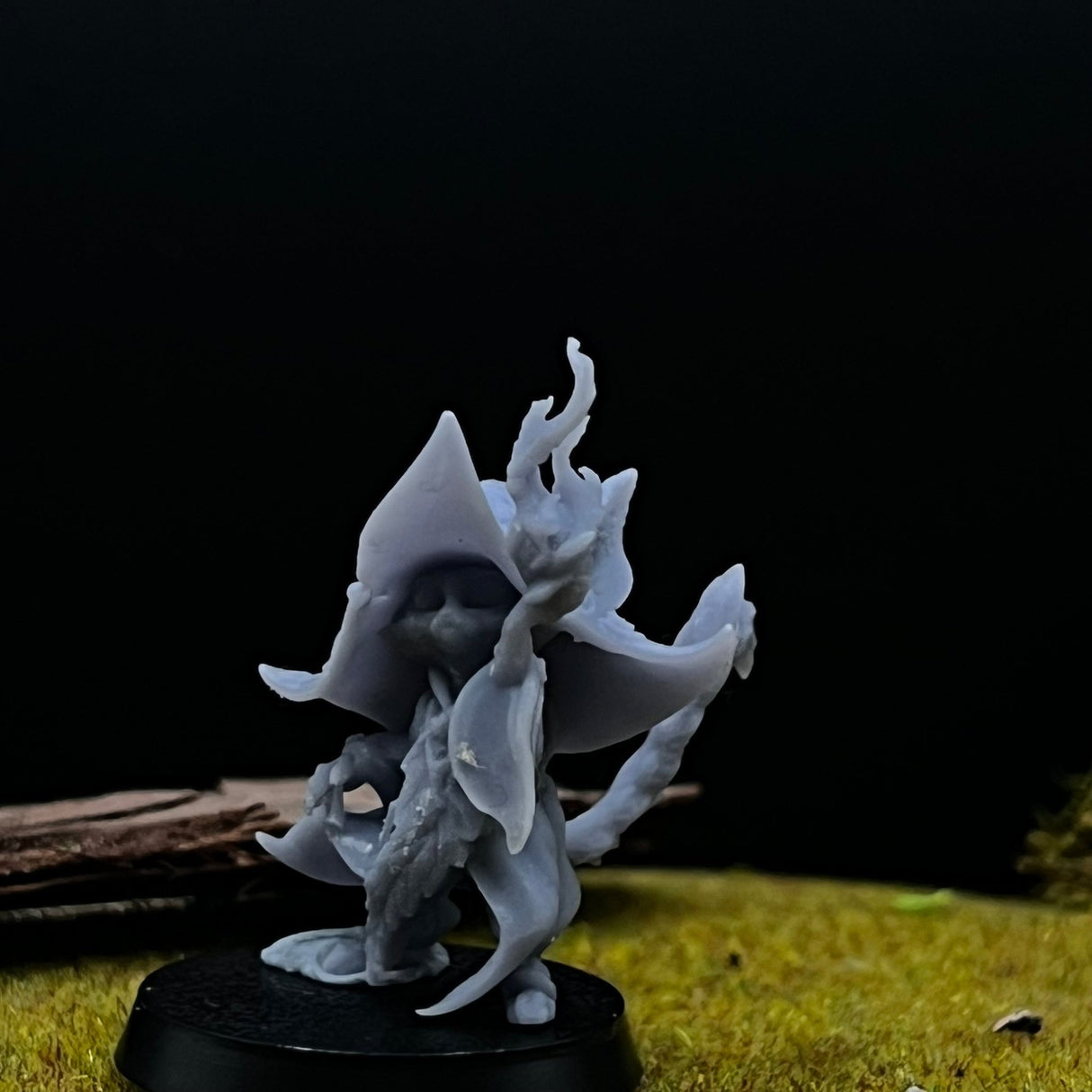 CatFolk Druid Miniature | Set of 3 - Tabletop RPG & D&D miniature. Perfect for wargaming & collectors