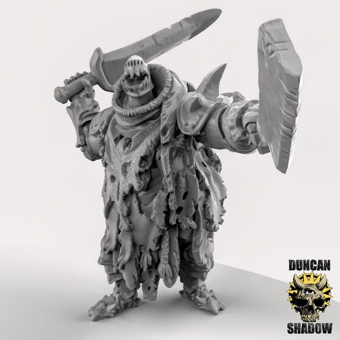 Chaos Brutes Miniature | C - Tabletop RPG & D&D miniature. Perfect for wargaming & collectors