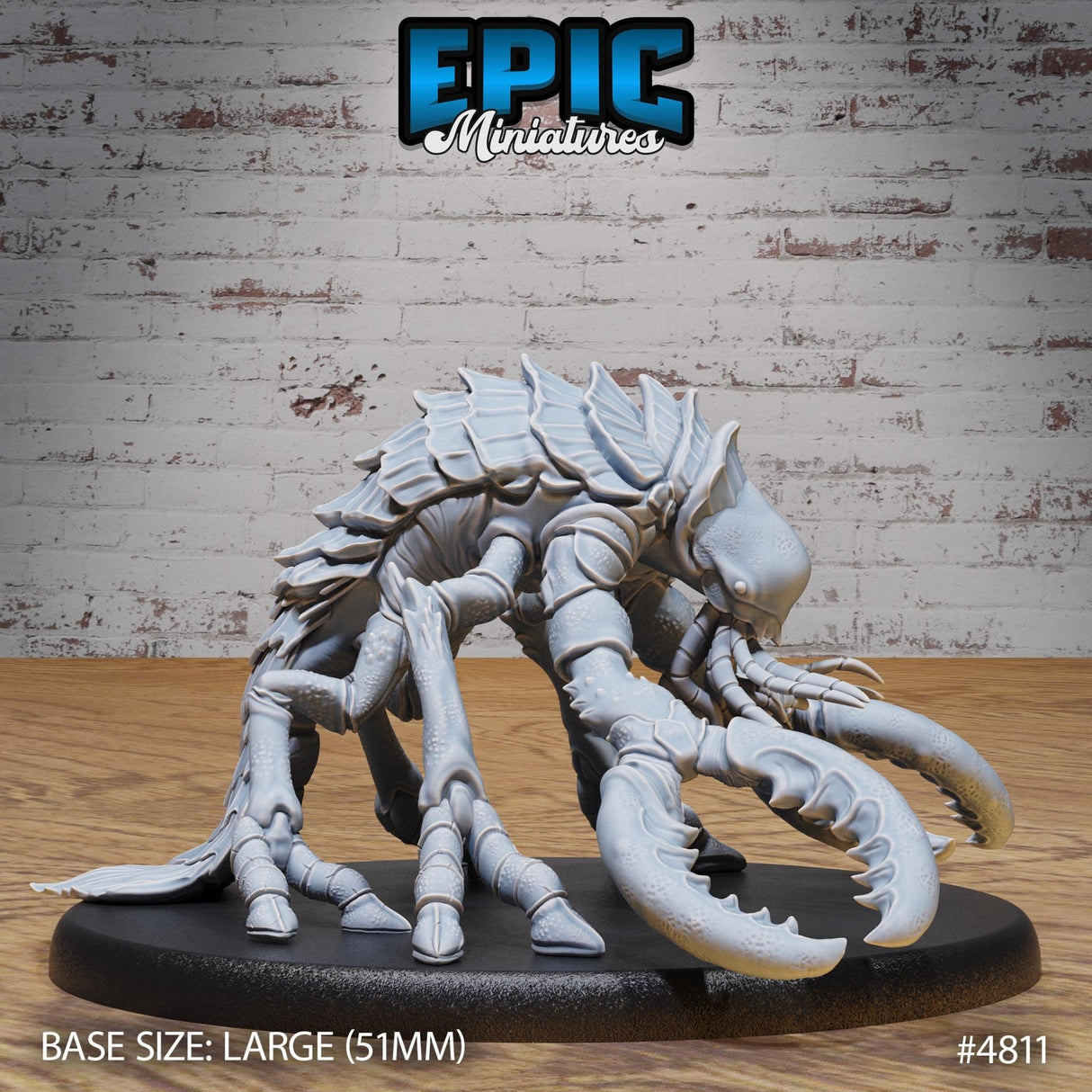 Chuul Miniature | 4811 - Tabletop RPG & D&D miniature. Perfect for wargaming & collectors