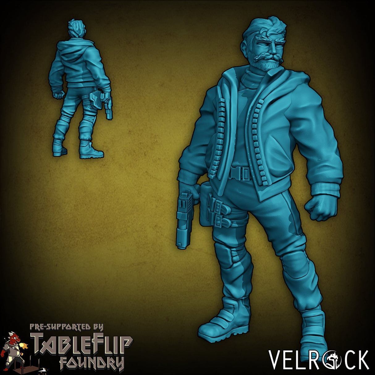 Colonial Shep Crew or Spaceship crew Miniature | D - Tabletop RPG & D&D miniature. Perfect for wargaming & collectors
