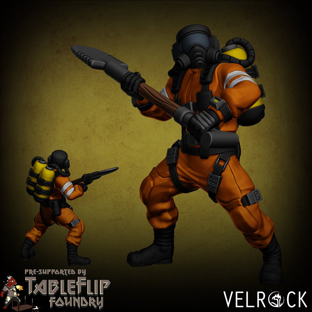 Company Style NPC Miniature | C - Tabletop RPG & D&D miniature. Perfect for wargaming & collectors