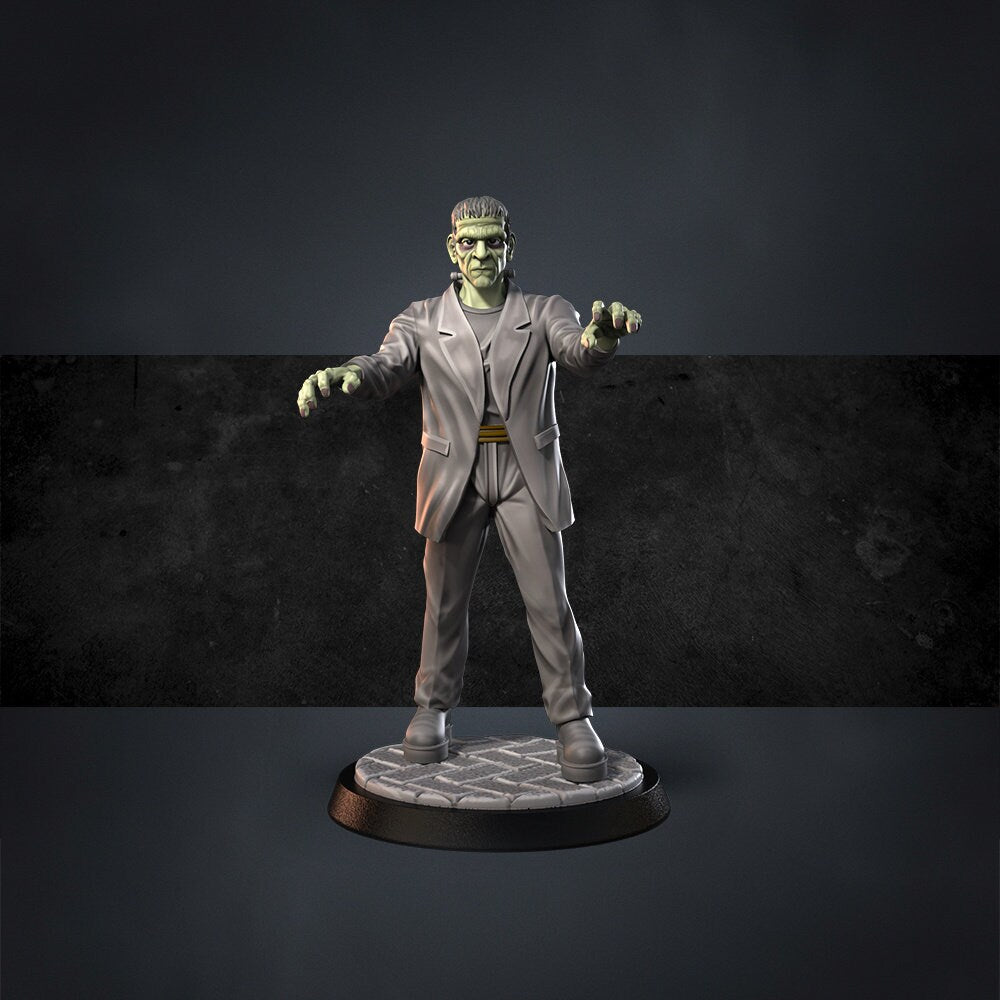 Creepy gang, bandits Miniature | The Monster - Tabletop RPG & D&D miniature. Perfect for wargaming & collectors