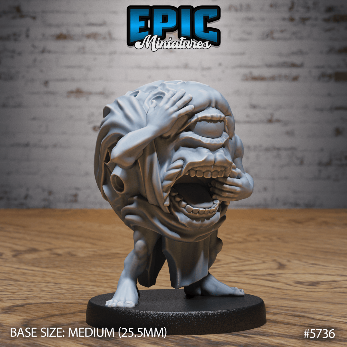 Cult Flesh Miniature | A - Tabletop RPG & D&D miniature. Perfect for wargaming & collectors