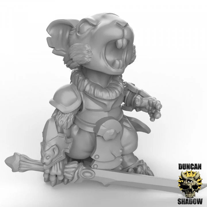 Cultist mouseet Miniature | B - Tabletop RPG & D&D miniature. Perfect for wargaming & collectors