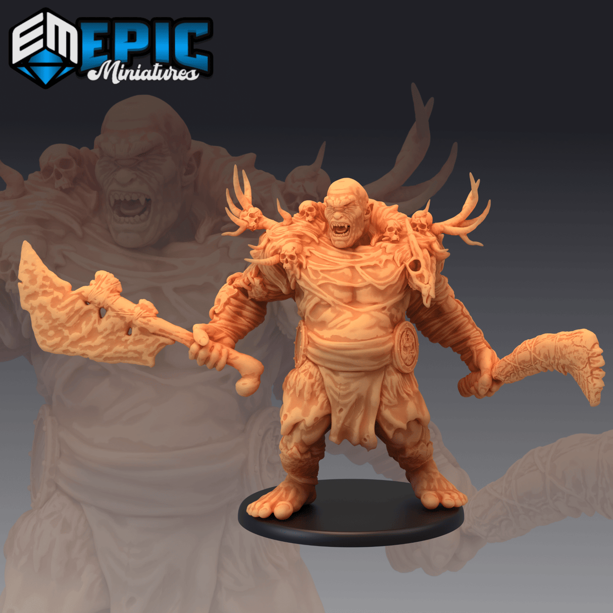 Cyclops Giant Miniature | B - Tabletop RPG & D&D miniature. Perfect for wargaming & collectors
