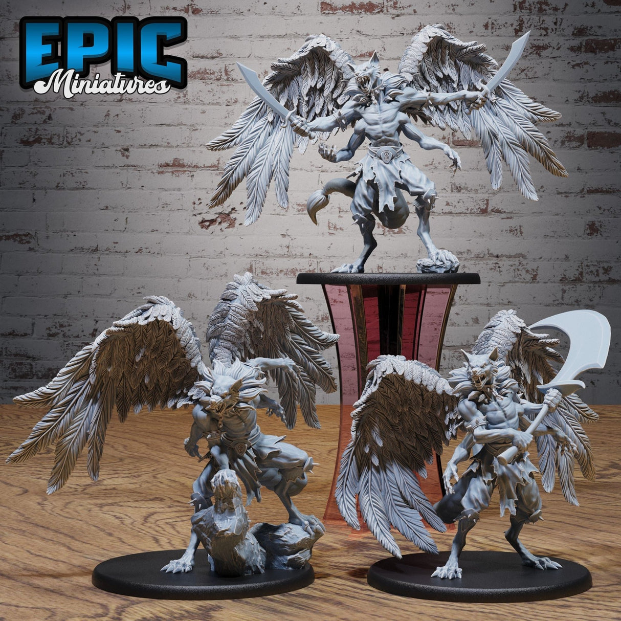 Deathsnatcher Miniature | Set of 3 - Tabletop RPG & D&D miniature. Perfect for wargaming & collectors