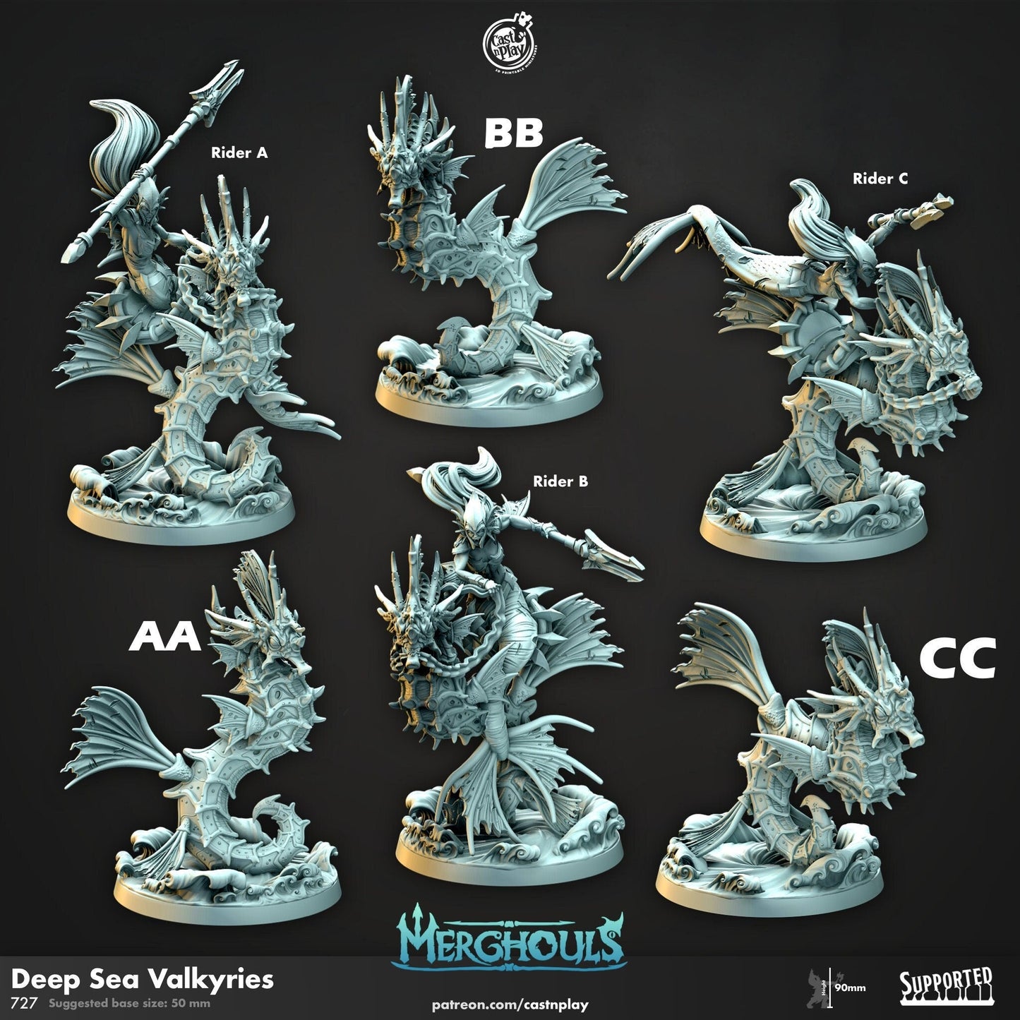 Deep Sea Valkyries Miniature - Deep Sea Valkyrie A -