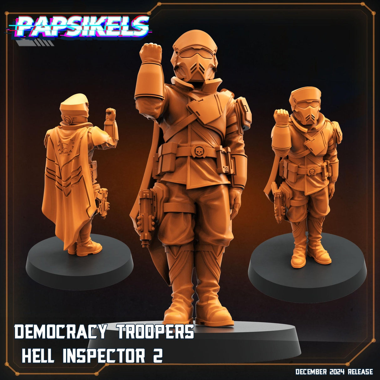 Democracy Troopers | Trooper 2 - Tabletop RPG & D&D miniature. Perfect for wargaming & collectors