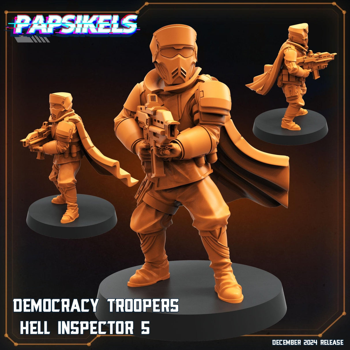Democracy Troopers | Trooper 5 - Tabletop RPG & D&D miniature. Perfect for wargaming & collectors