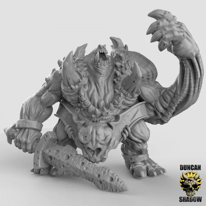 Demon Prince Miniature | A - Tabletop RPG & D&D miniature. Perfect for wargaming & collectors