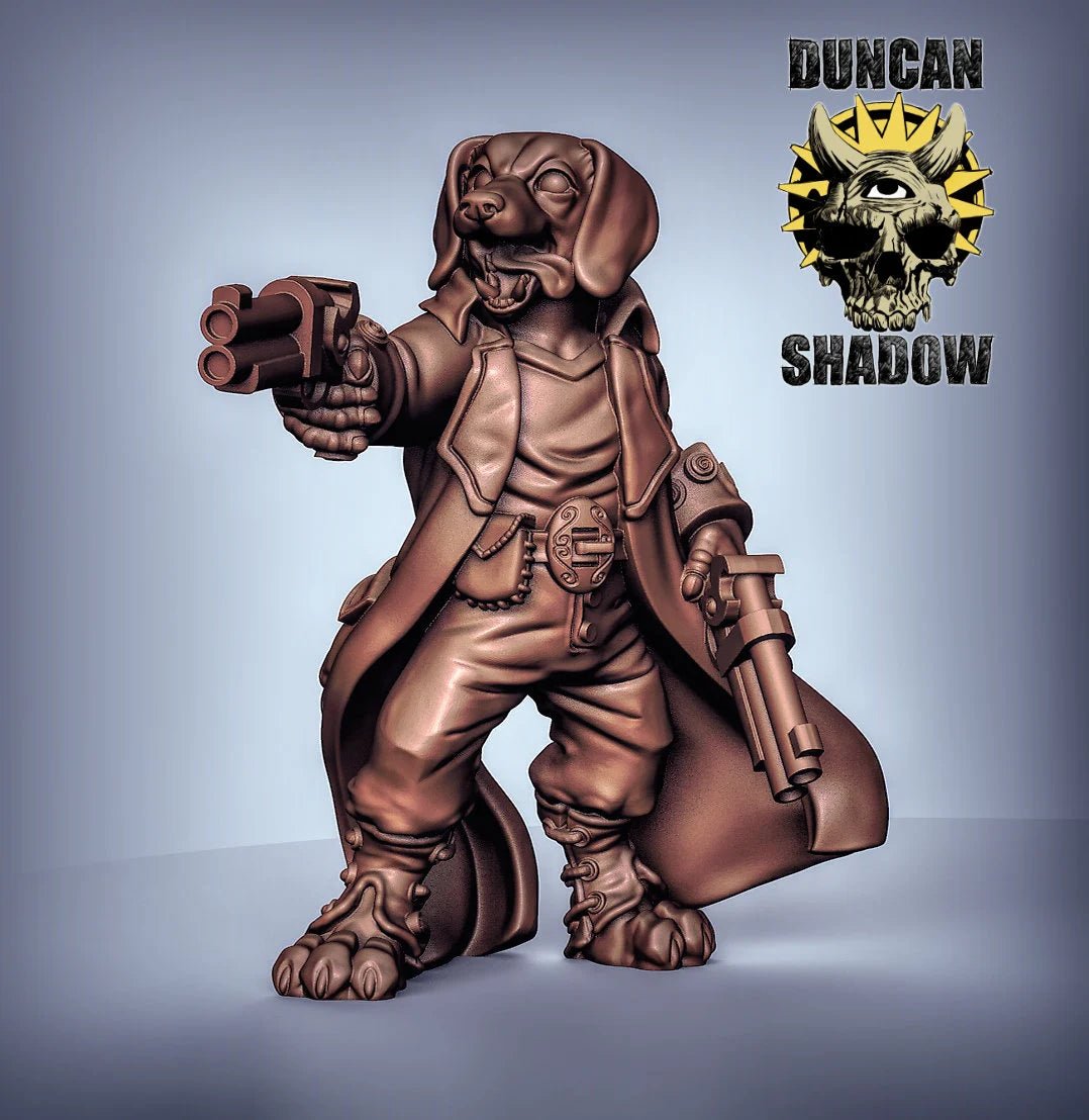DogFolk Artificer Miniature | A - Tabletop RPG & D&D miniature. Perfect for wargaming & collectors