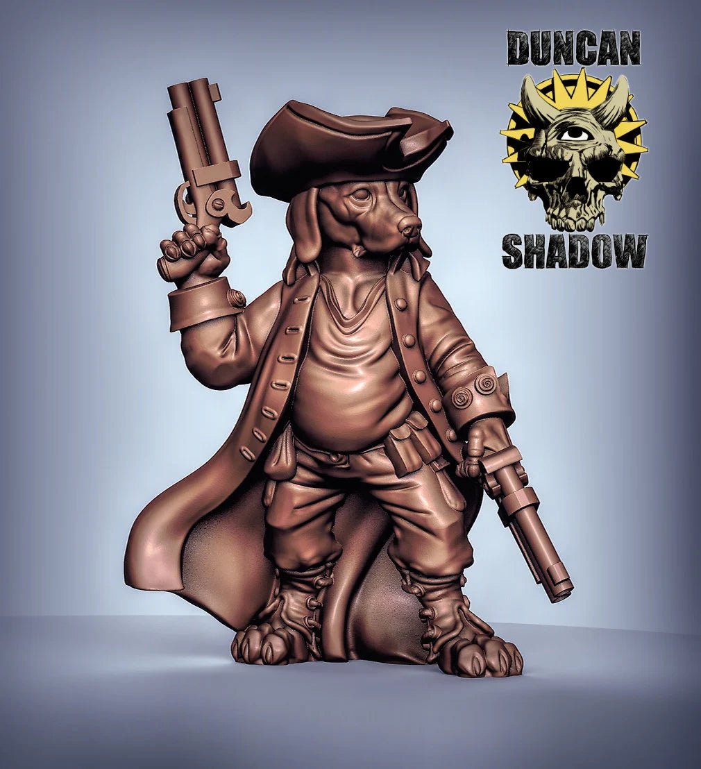 DogFolk Artificer Miniature | C - Tabletop RPG & D&D miniature. Perfect for wargaming & collectors