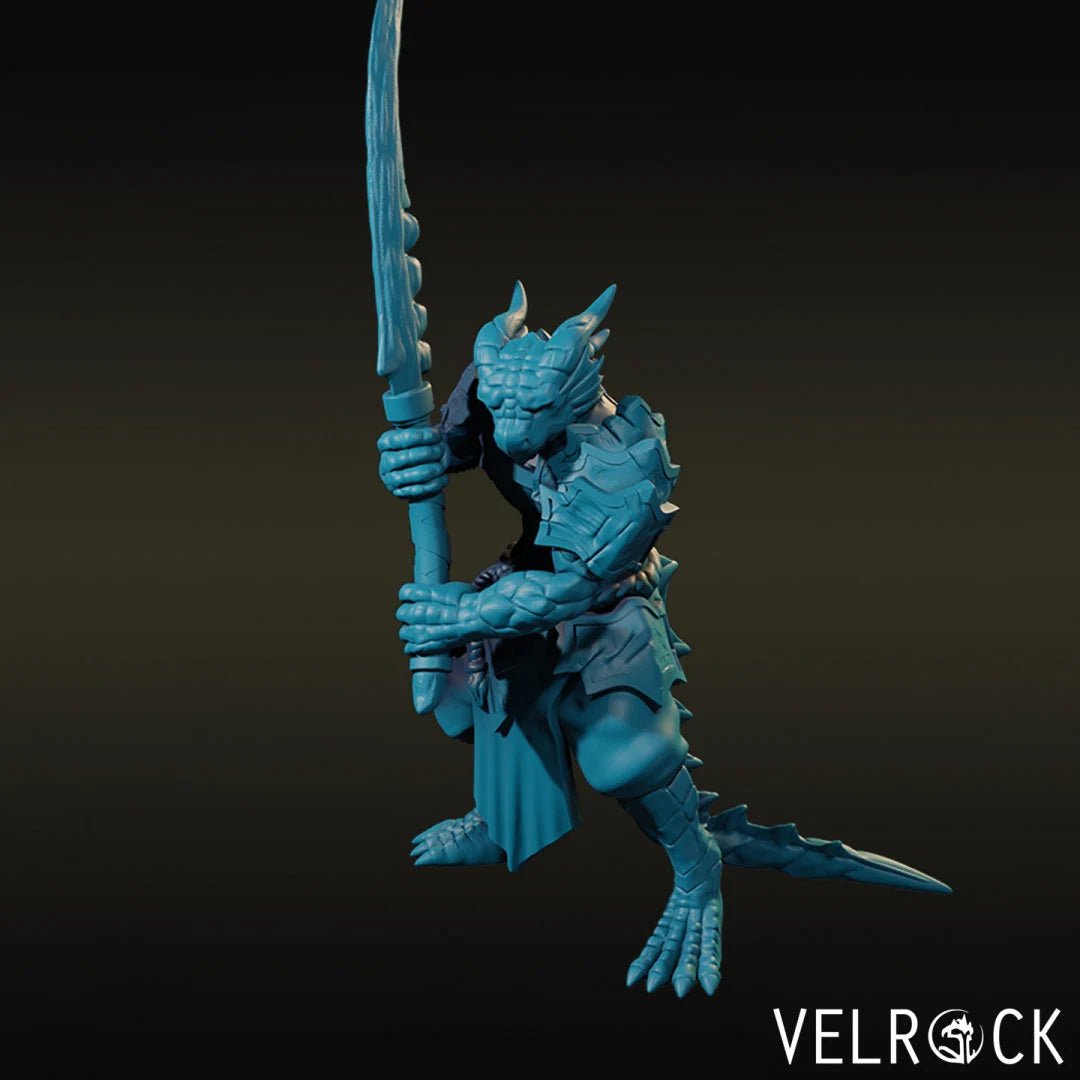 Dragonborn Miniature | A - Tabletop RPG & D&D miniature. Perfect for wargaming & collectors