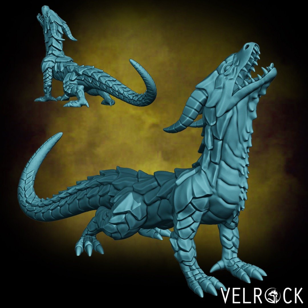 Drake Miniature | C - Tabletop RPG & D&D miniature. Perfect for wargaming & collectors