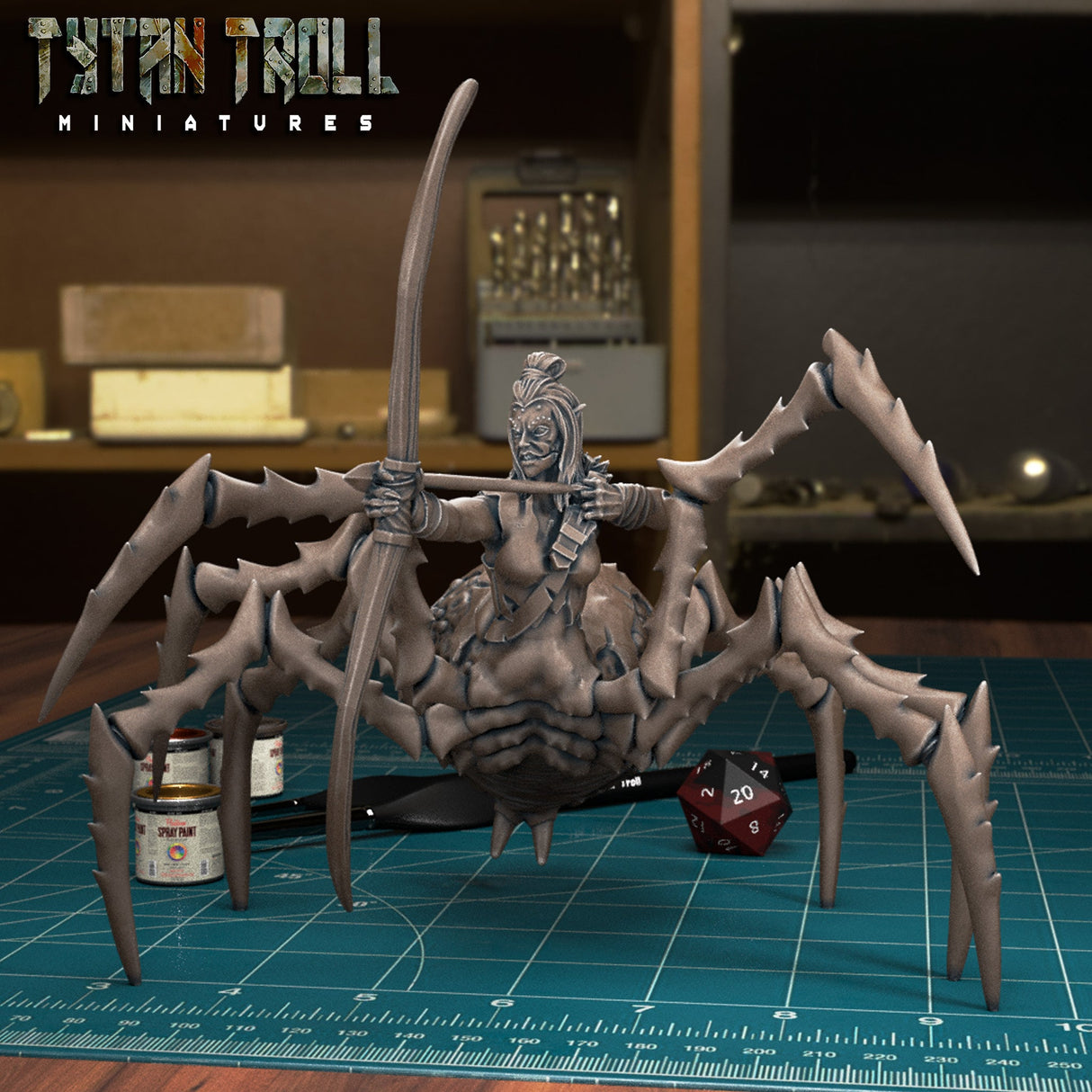 Drider Bundle Miniature | B - Tabletop RPG & D&D miniature. Perfect for wargaming & collectors