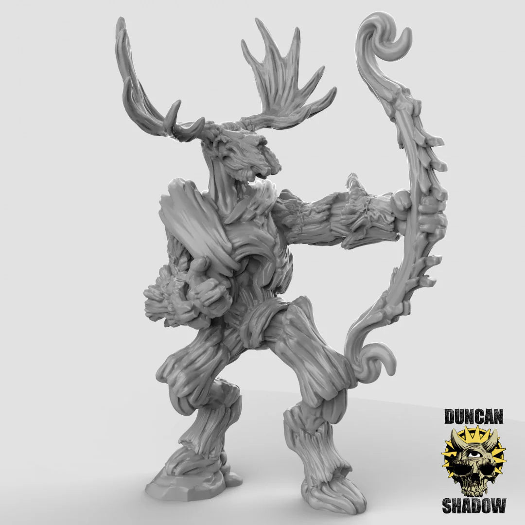 Dryad Predators with Bows Miniature | C - Tabletop RPG & D&D miniature. Perfect for wargaming & collectors