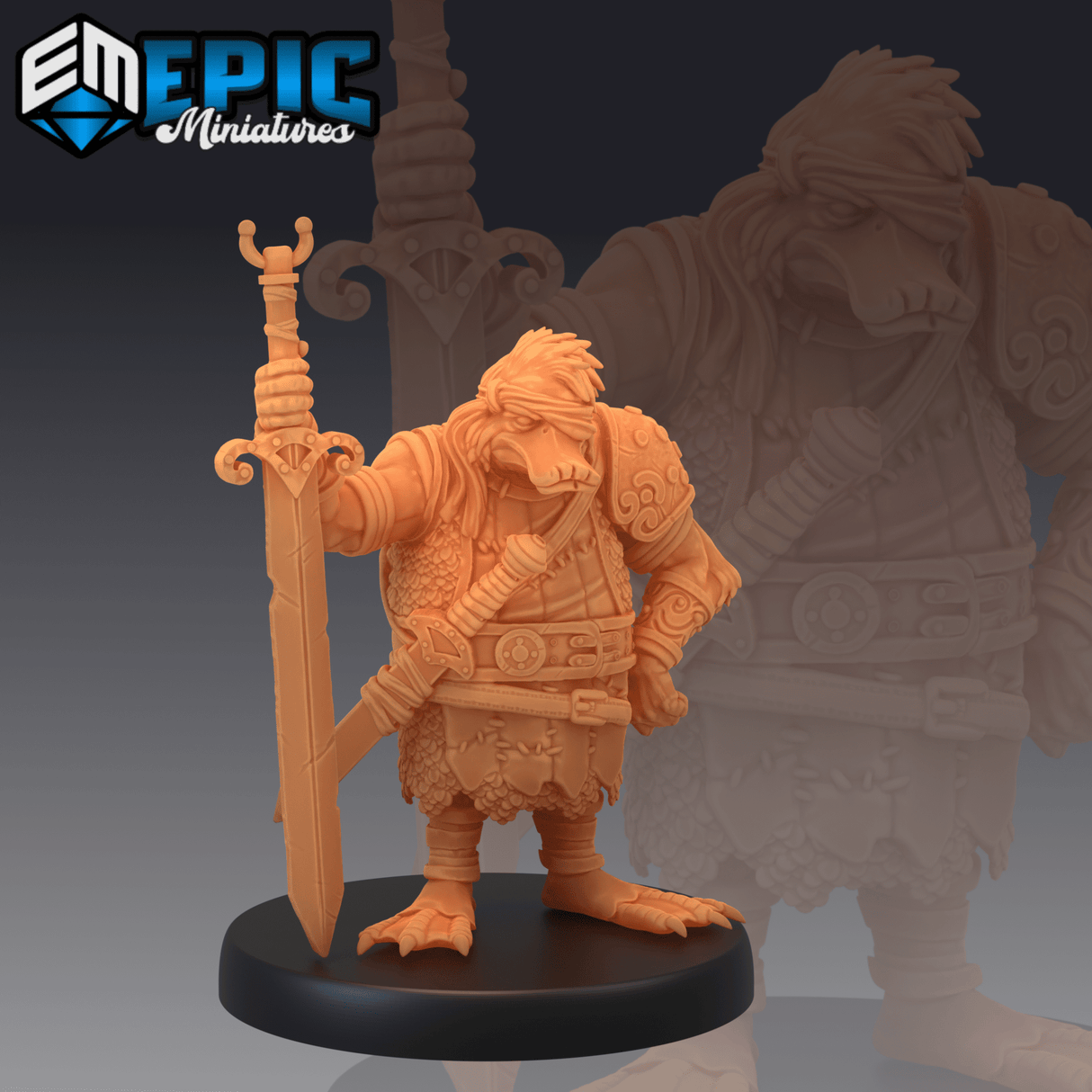Duck Warriors Miniature | A - Tabletop RPG & D&D miniature. Perfect for wargaming & collectors
