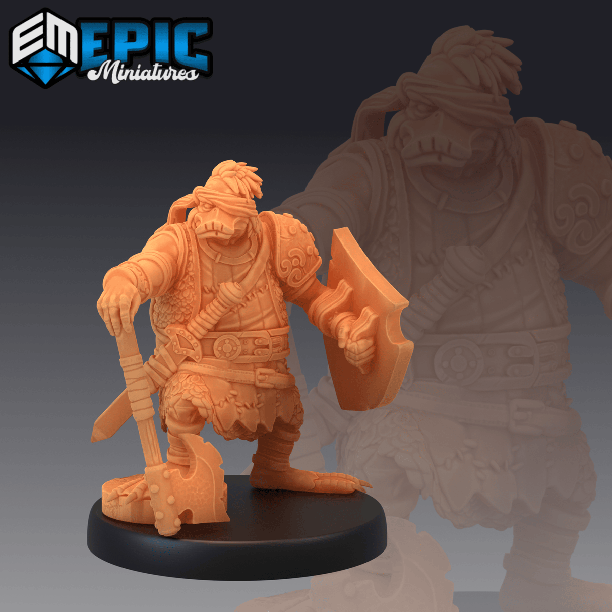 Duck Warriors Miniature | B - Tabletop RPG & D&D miniature. Perfect for wargaming & collectors