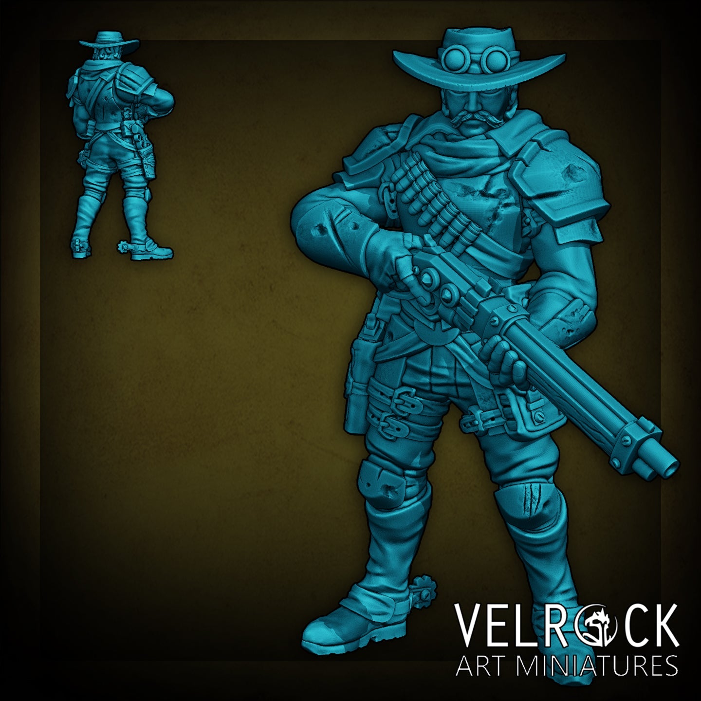 Dune Wild West Sci Fi Squad Miniature - A - 32mm