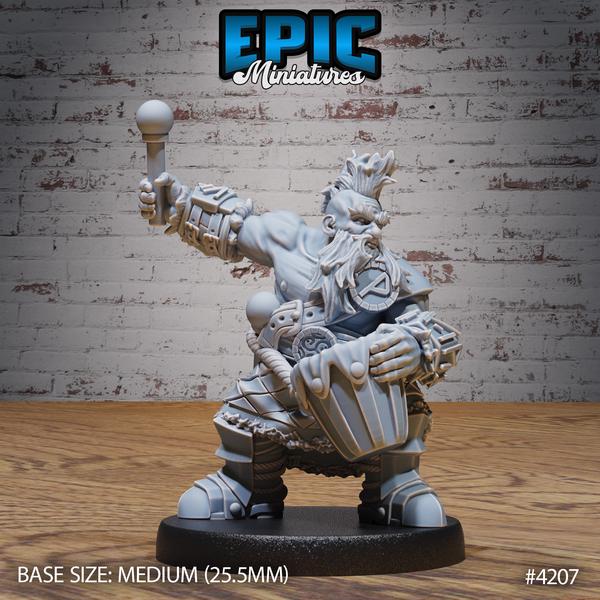 Epic Dwarf Fighters | 4207 - Tabletop RPG & D&D miniature. Perfect for wargaming & collectors