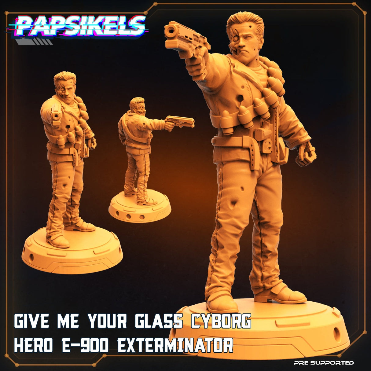 E900 Exterminator Miniature | A - Tabletop RPG & D&D miniature. Perfect for wargaming & collectors
