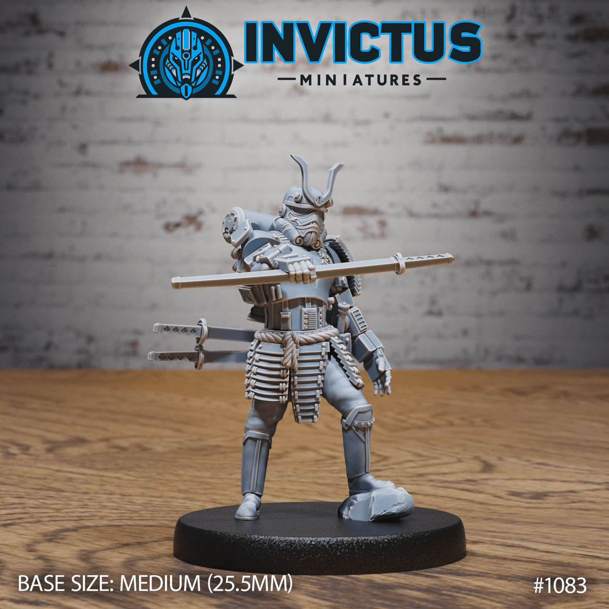 East Space Samurai Squad Samurai Miniature | A - Tabletop RPG & D&D miniature. Perfect for wargaming & collectors