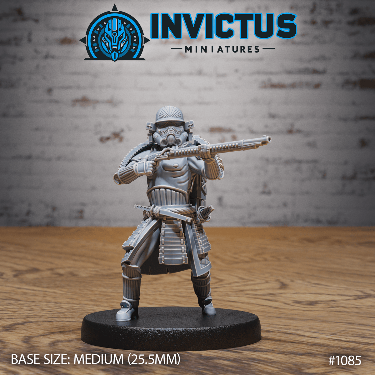 East Space Samurai Squad Samurai Miniature | C - Tabletop RPG & D&D miniature. Perfect for wargaming & collectors