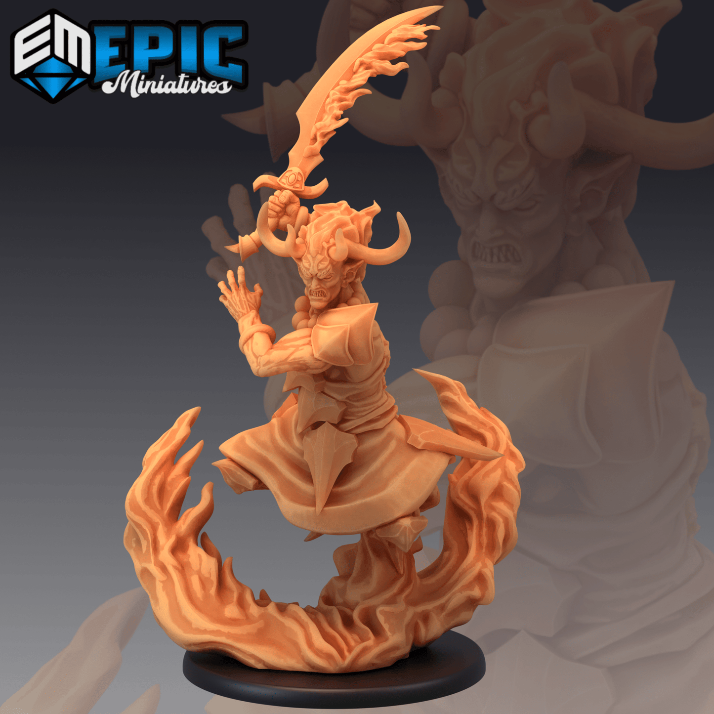 Efreeti Creature Miniature - C - 28mm