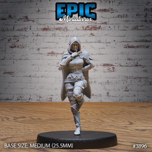 Elf Guild Rogue Miniature | 3896 - Tabletop RPG & D&D miniature. Perfect for wargaming & collectors