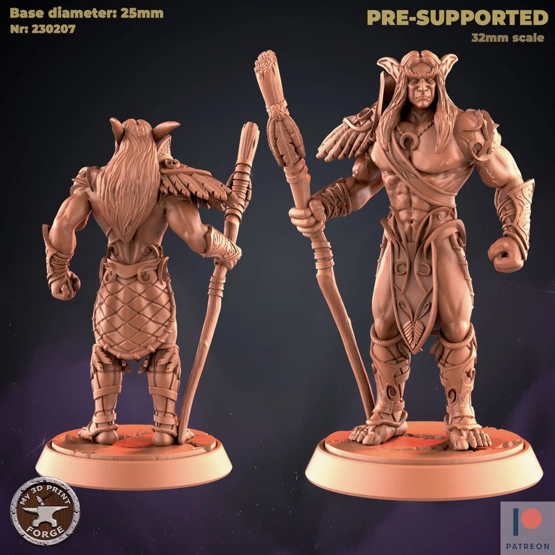 Elf Rogue, hunter Miniature | D - Tabletop RPG & D&D miniature. Perfect for wargaming & collectors