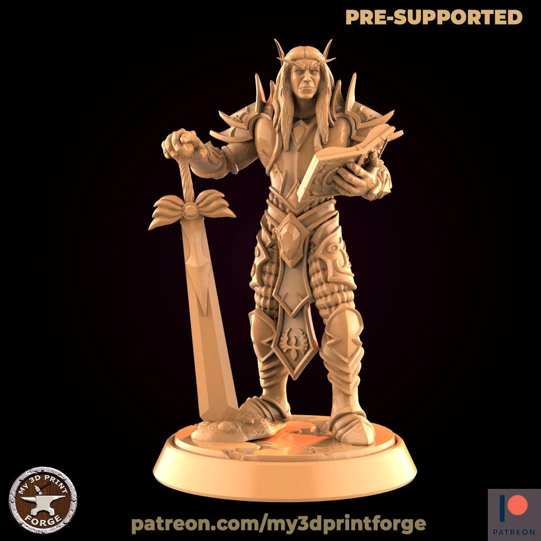 Elf Royal Miniature | E - Tabletop RPG & D&D miniature. Perfect for wargaming & collectors
