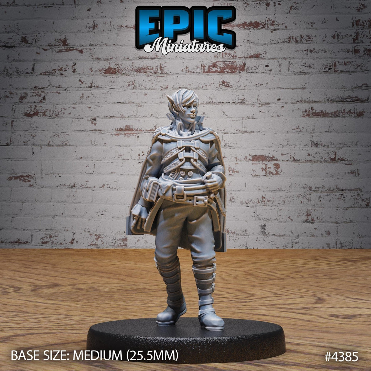 Elven Tavern Adventurer Miniature | 4385 - Tabletop RPG & D&D miniature. Perfect for wargaming & collectors