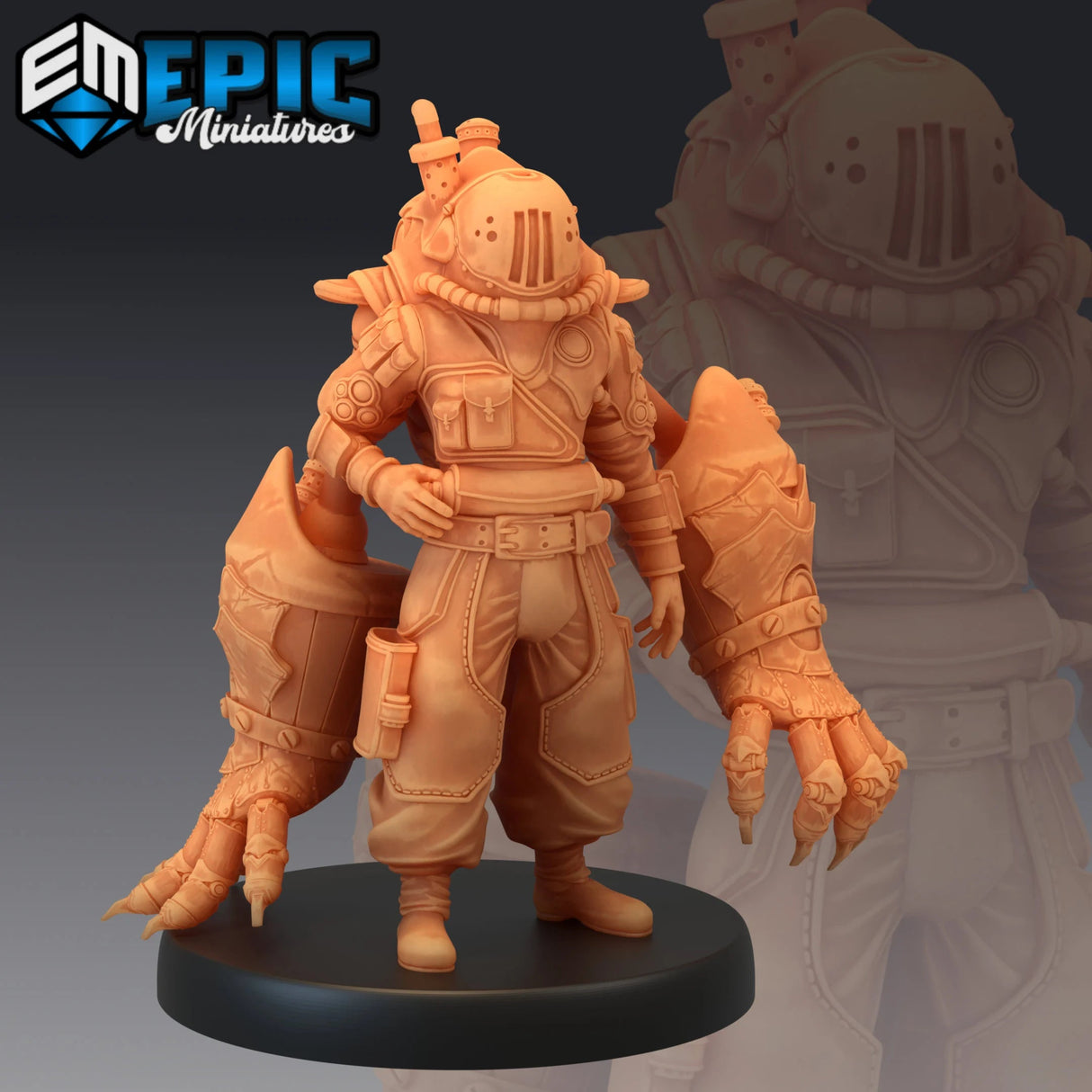Exoskeleton Worker Miniature | A - Tabletop RPG & D&D miniature. Perfect for wargaming & collectors