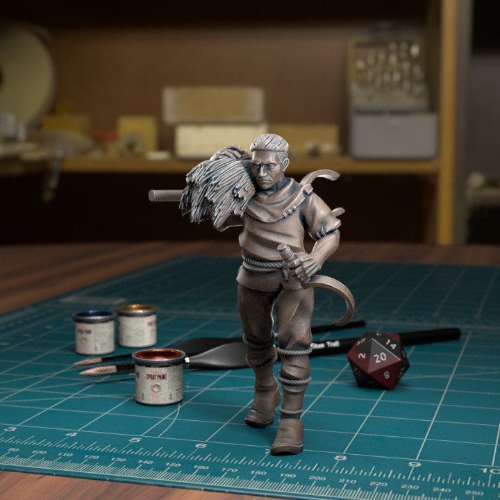 Farmer Bundle Miniature | D - Tabletop RPG & D&D miniature. Perfect for wargaming & collectors