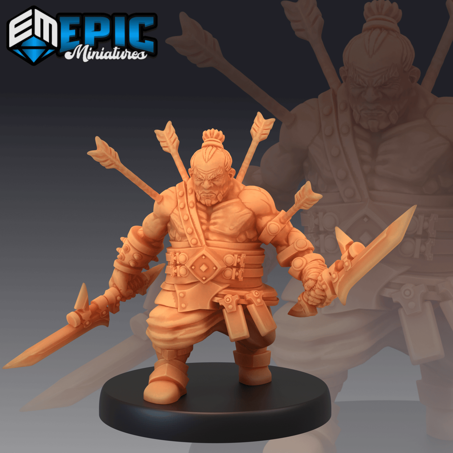 Fat Dwarf Miniature - C - 28mm
