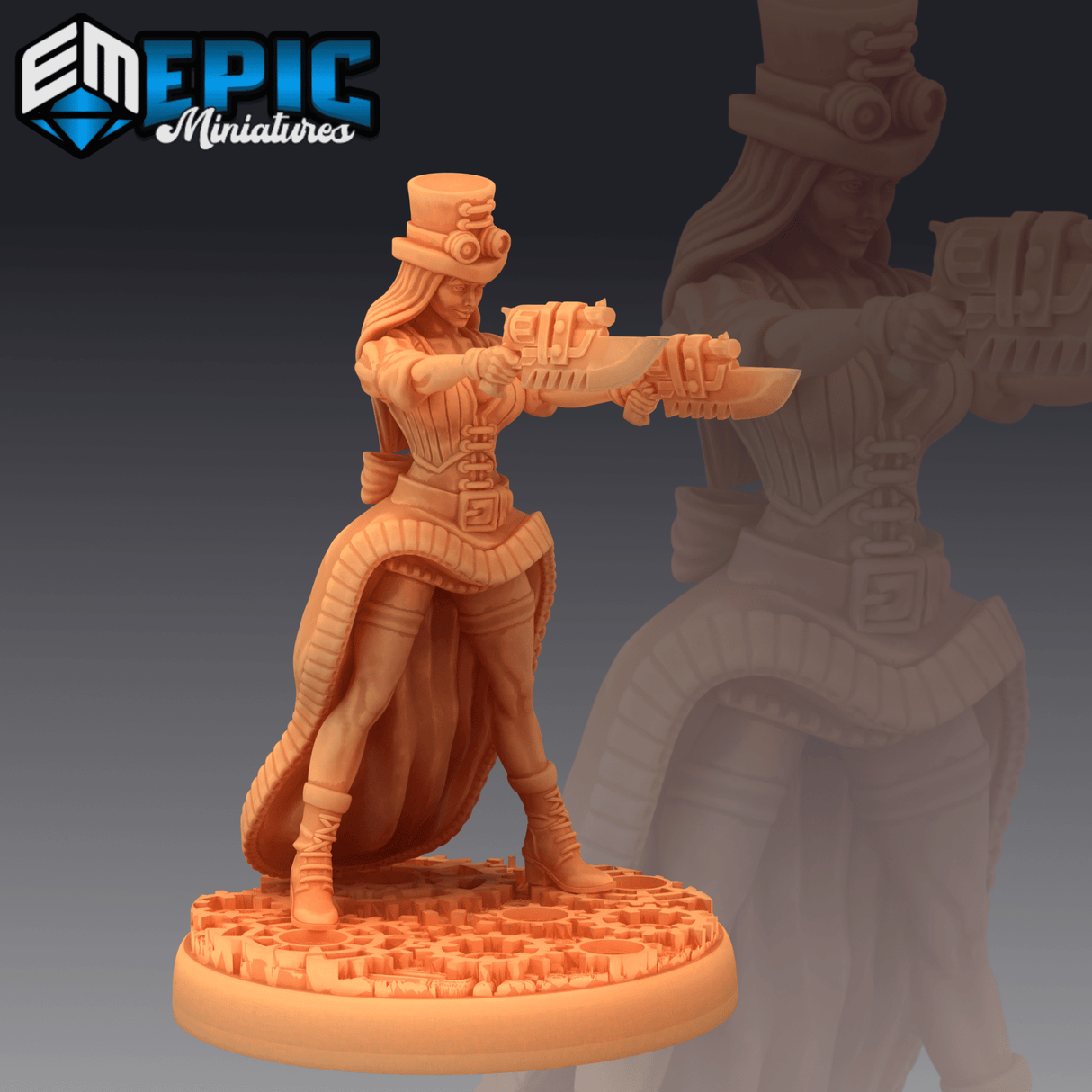 Female Scientist Miniature | C - Tabletop RPG & D&D miniature. Perfect for wargaming & collectors