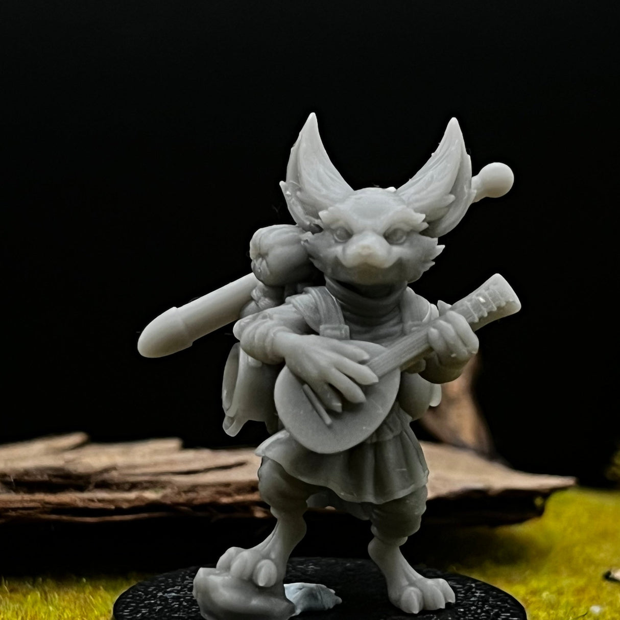 Fennec Fox Squire Miniature | Full Set All Models - Tabletop RPG & D&D miniature. Perfect for wargaming & collectors