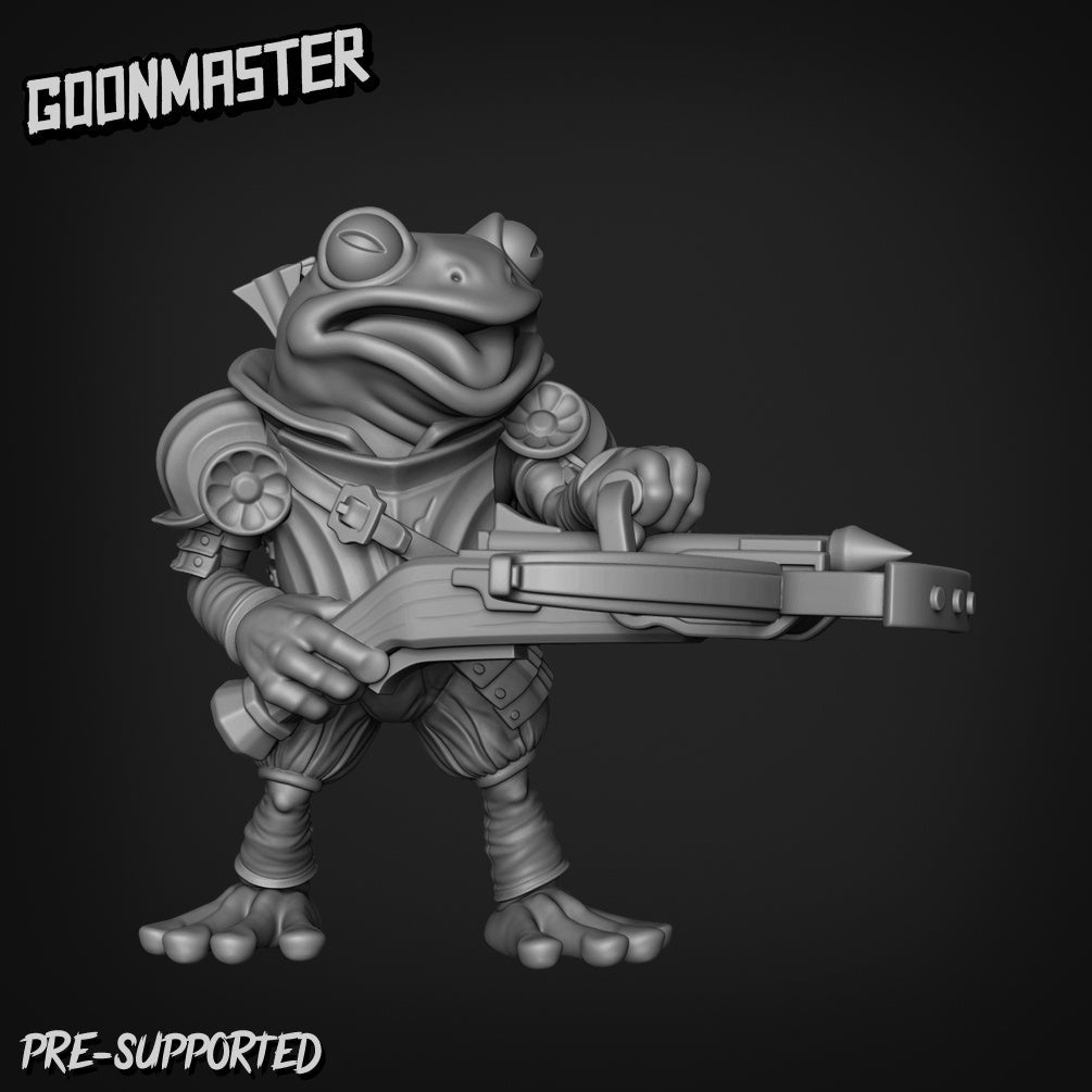 Frog Folk Ranger Miniature | A - Tabletop RPG & D&D miniature. Perfect for wargaming & collectors