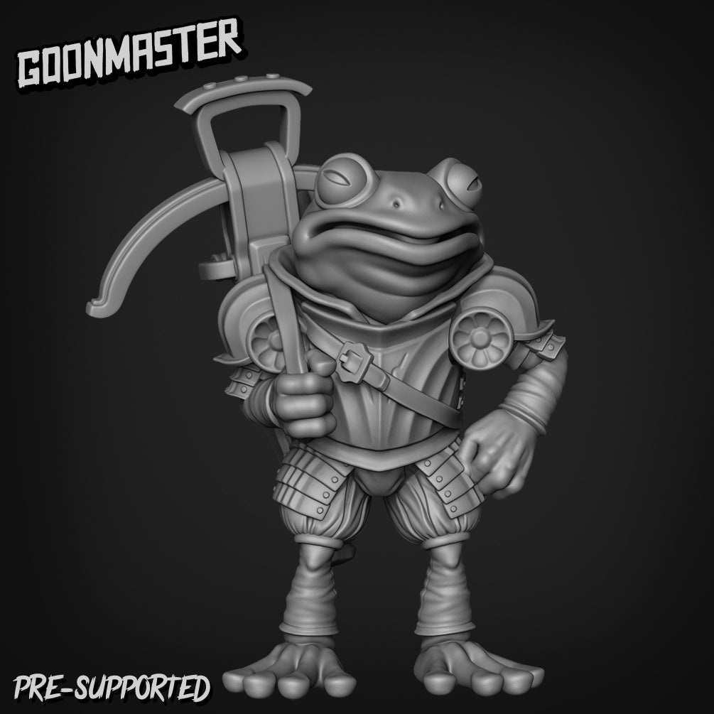 Frog Folk Ranger Miniature | C - Tabletop RPG & D&D miniature. Perfect for wargaming & collectors