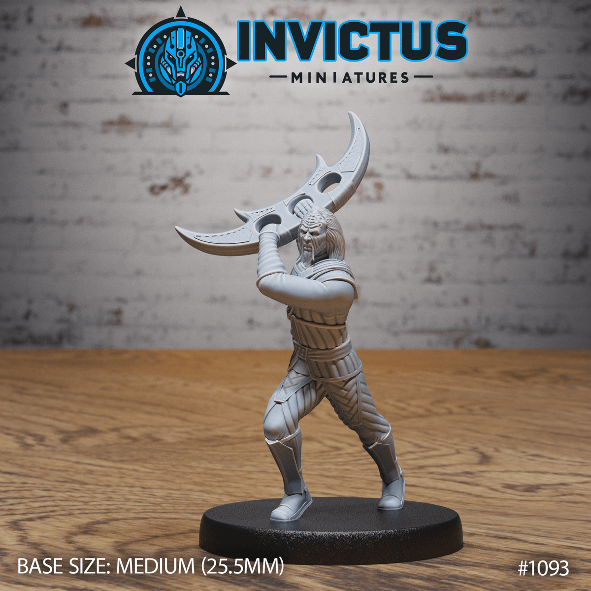 Galactic Lieutenant Miniature | B - Tabletop RPG & D&D miniature. Perfect for wargaming & collectors