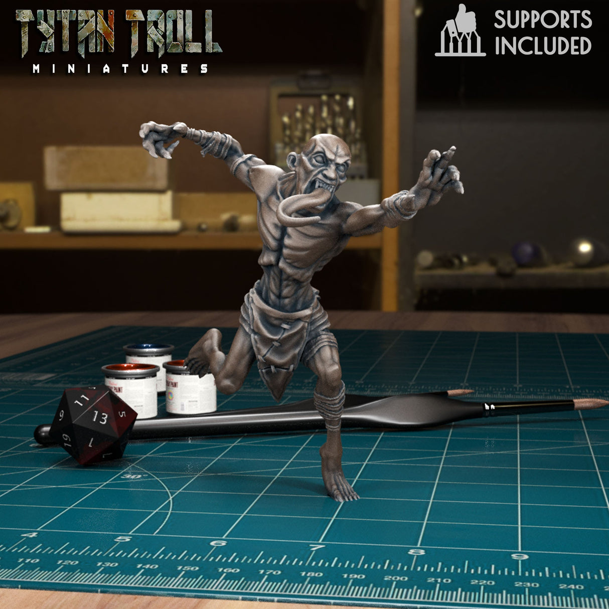 Ghast Bundle Miniature | H - Tabletop RPG & D&D miniature. Perfect for wargaming & collectors