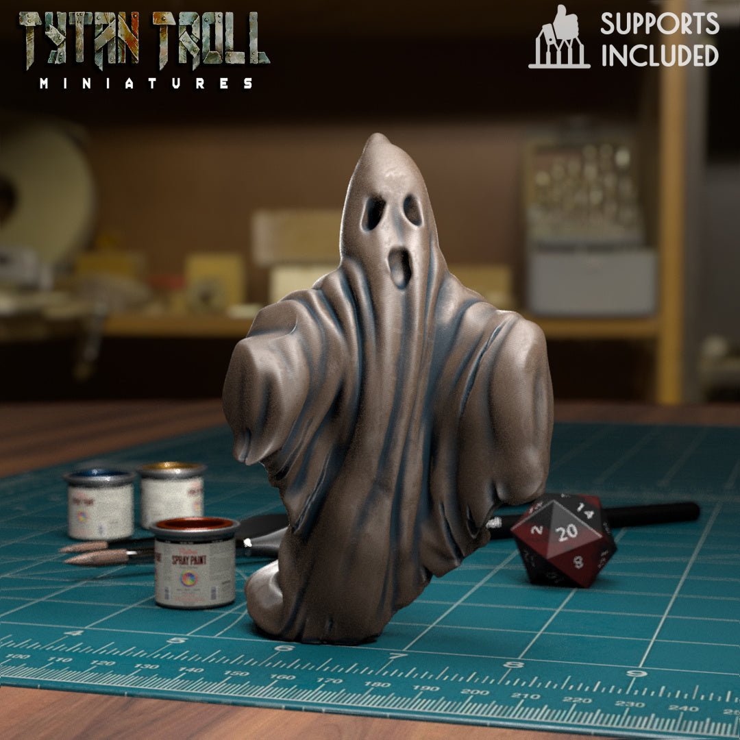 Ghost Bundle Miniature | C - Tabletop RPG & D&D miniature. Perfect for wargaming & collectors