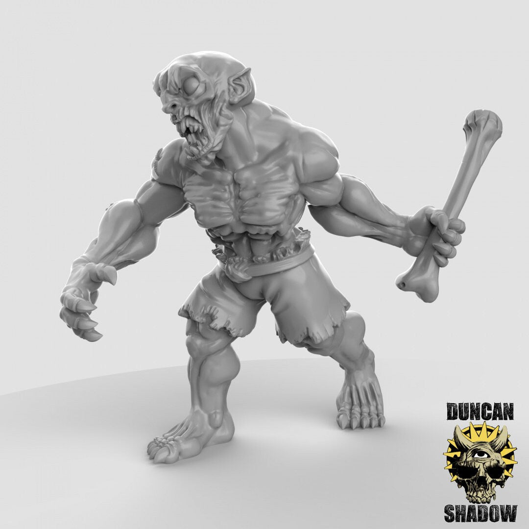 Ghouls Miniature | A - Tabletop RPG & D&D miniature. Perfect for wargaming & collectors