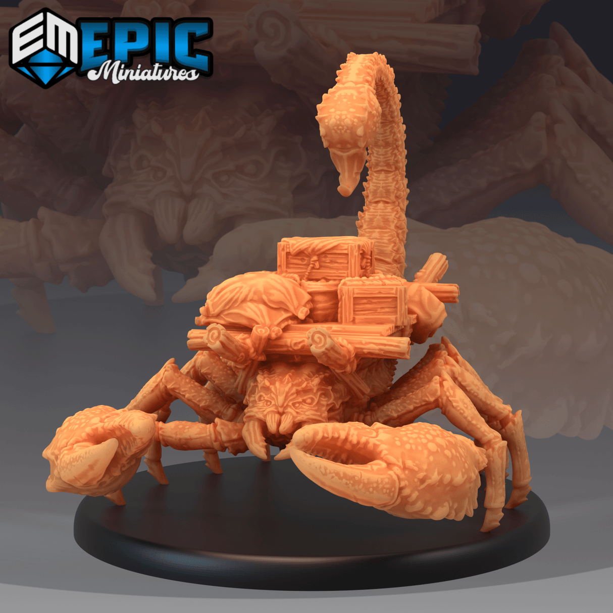 Giant Scorpion Miniature Set | giant scorpion 1 by Epic miniature 3 - Tabletop RPG & D&D miniature. Perfect for wargaming & collectors